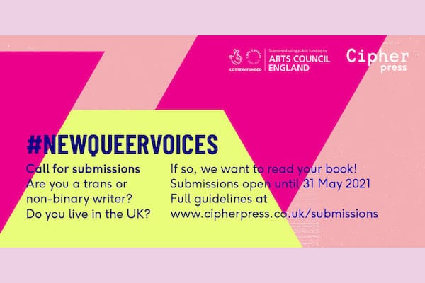 Cipher Press looking for #NewQueerVoices