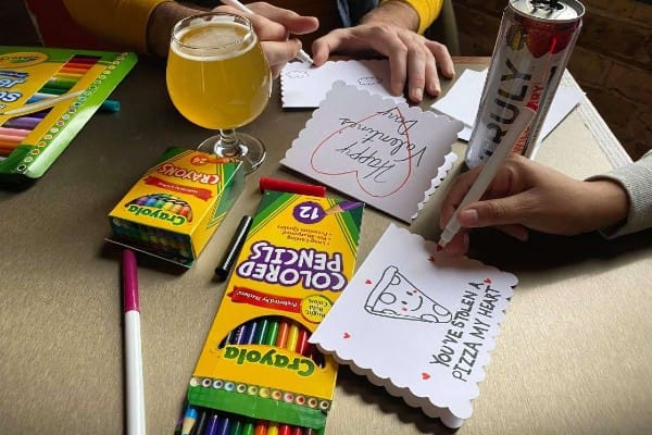 Chicago Drag Queens create Valentines cards for LGBTQ+ elders