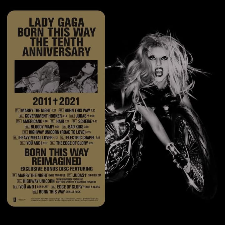 Lady Gaga’s ‘Born This Way’ celebrates 10 year anniversary