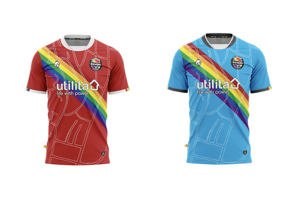 Rainbow Rovers unveils new kit, website and first match of 2021