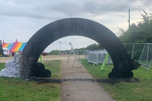 Rainbow Pride arch destroyed in Milton Keynes