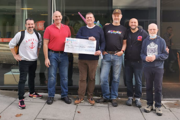 Chris Sarson raises £2,000 for charity.