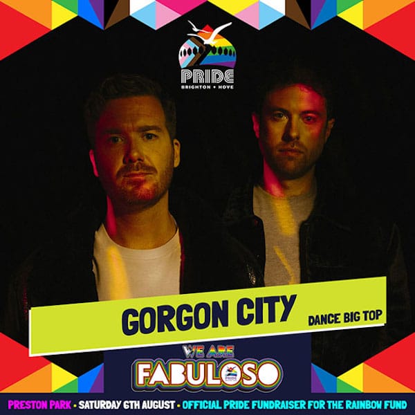 Gorgon City to headline Brighton & Hove Pride Dance Big Top in 2022