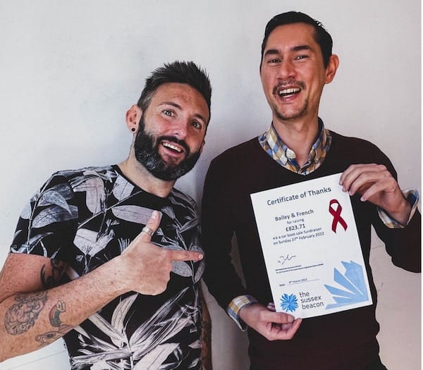 Global management consulting company Bailey & French donates over £820 to Sussex Beacon