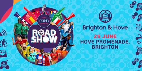 National roadshow celebrating UEFA Women’s EURO 2022 set to visit Hove