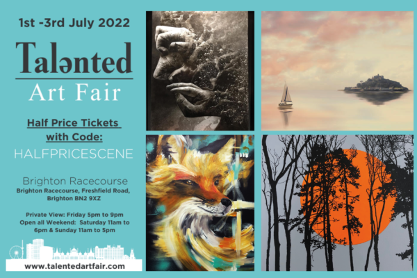 Talented Art Fair at Brighton Racecourse from Friday, July 1 to Sunday, July 3