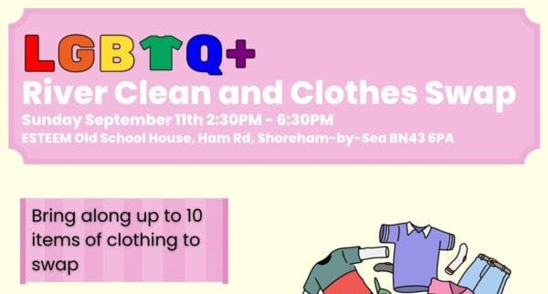 ESTEEM announces LGBTQ+ clothes swap and river clean event