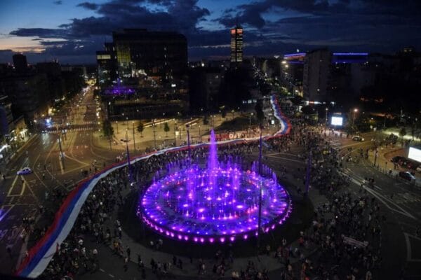 Thousands march in Belgrade against planned Gay Pride parade