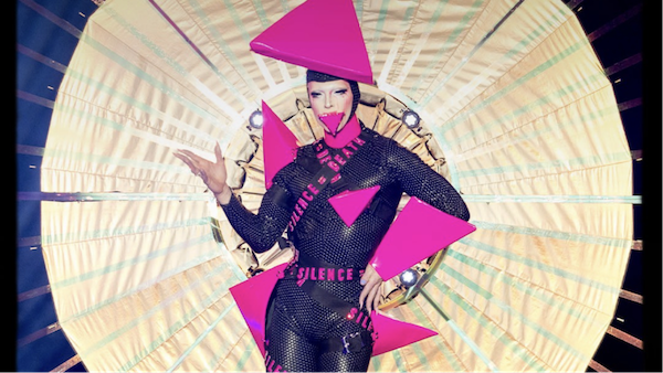 Cheddar Gorgeous raffles iconic Drag Race runway outfit for HIV charities Terrence Higgins Trust and George House Trust