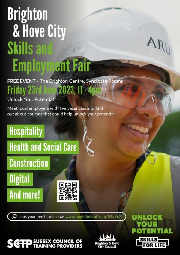 Brighton & Hove skills and employment fair at Brighton Centre on Friday, June 23