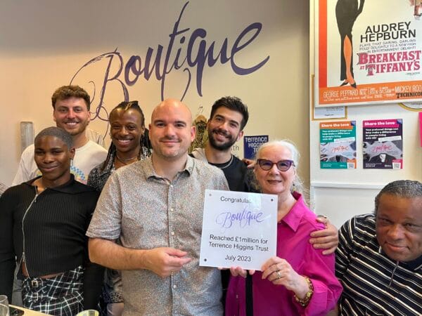 Kylie Minogue and Stephen Fry donate to charity shop to mark £1million raised for HIV