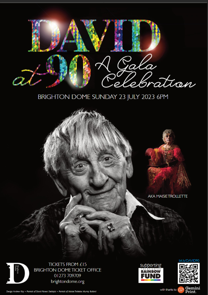 Cast for “David at 90” announced. West End and Brighton performers coming together for David Raven´s Birthday show