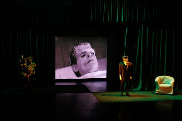 Hester-Stefan Chillingworth presents Monster Show at Camden People’s Theatre – a re-dubbing of the audio from the iconic film Frankenstein in a trans act of purging outdated narratives