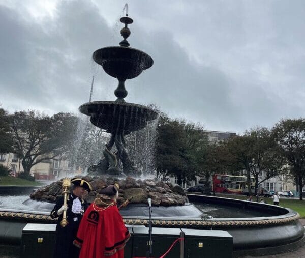 Celebrating the Victoria Fountain renovation