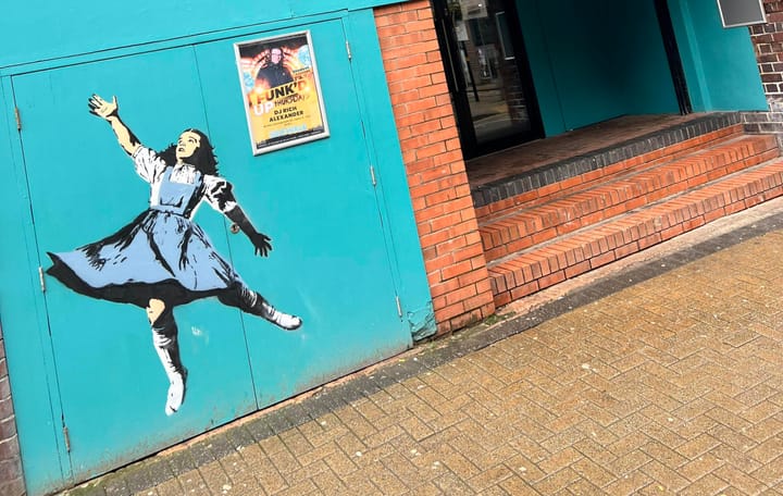 There’s no place like home! Banksy-esque artwork appears in Birmingham’s Gay Village