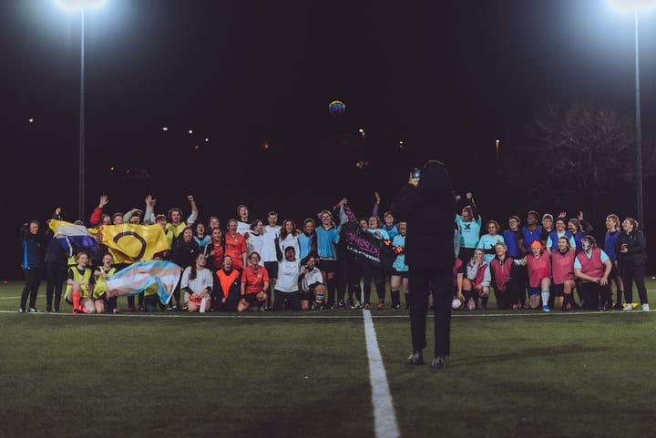 An incredible £1,500 raised for Allsorts Youth Project during Football v Homophobia