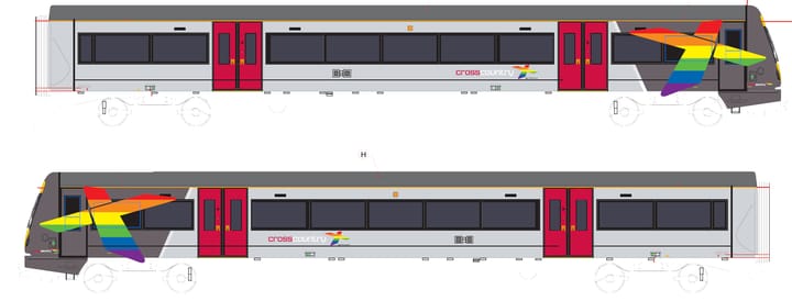 Train operator CrossCountry unveils two Pride-themed trains ahead of Birmingham Pride