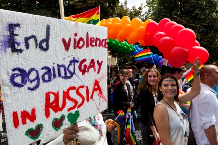 Two online film distributors charged with offences under Russia’s so-called ‘LGBT propaganda law’.