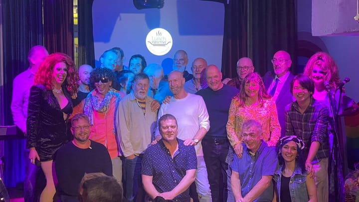 Over £2,000 raised by friends and supporters at HIV charity Lunch Positive’s 15th birthday celebrations