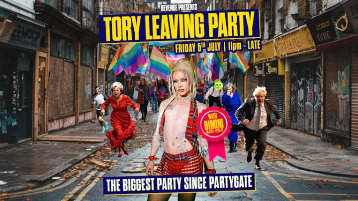 “The Biggest Party Since Partygate”: Revenge to celebrate the “inevitable downfall” of the Conservatives this Friday with RuPaul’s Drag Race superstar, Bimini