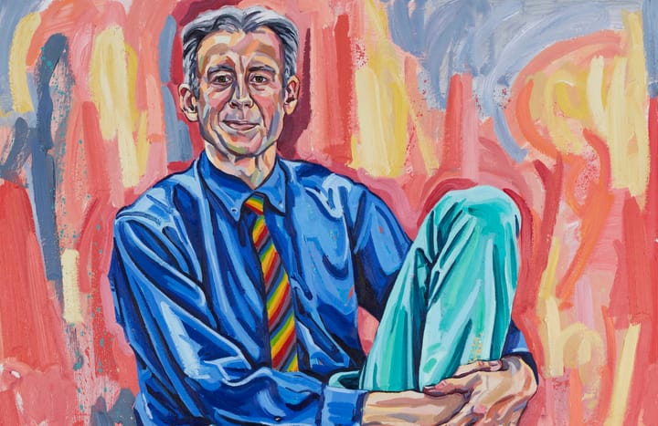 New portrait of human rights and LGBTQ+ campaigner Peter Tatchell unveiled at National Portrait Gallery