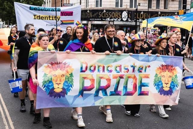 Doncaster Youth Council “excited” to present new booklet, Doncaster Young Persons Guide to Pride, which launched at this year’s Doncaster Pride