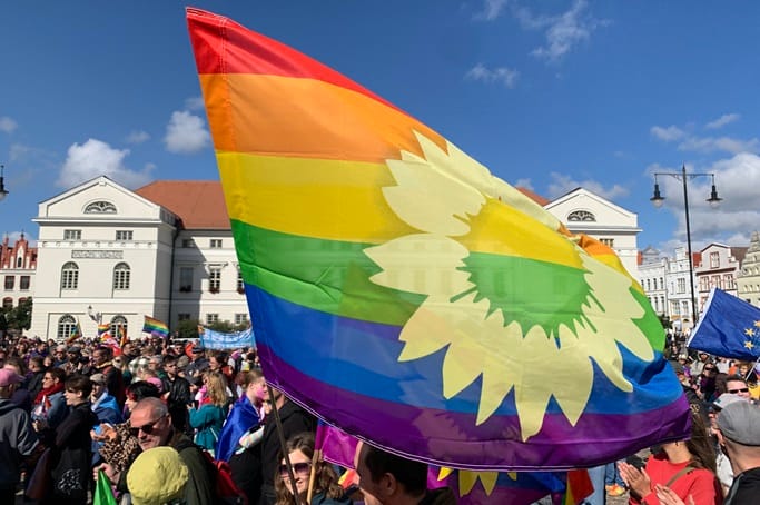 First Pride parade in north-eastern German town of Wismar targeted by the far-right
