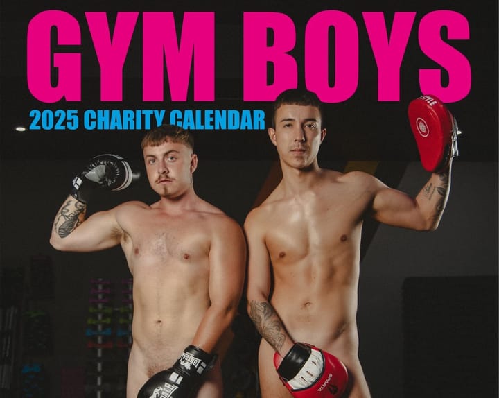 CALENDAR BOYS: Jordan, who competed in this year’s Mr Gay Great Britain, launches ‘Gym Boys’ calendar to raise funds for Swale Pride and testicular cancer