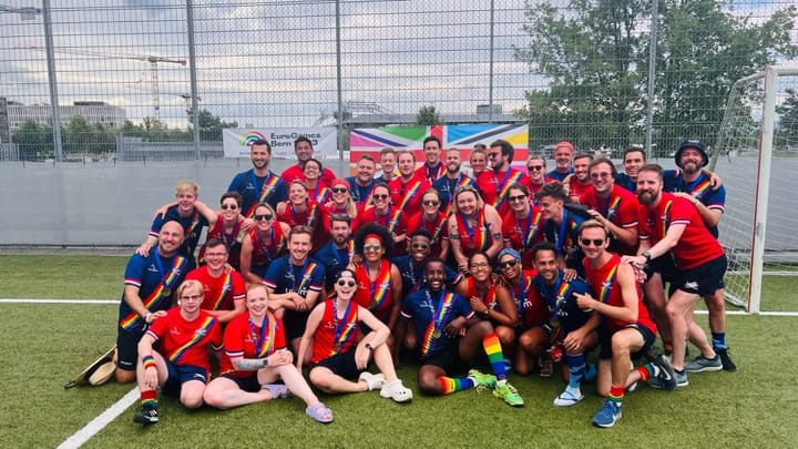 The UK’s only LGBTQ+ hockey club urges England Hockey to think again after governing body bans trans players from competing