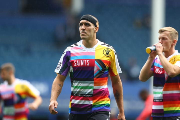 Rainbow Saints, the official LGBTQ+ supporters’ association of Southampton FC, running LGBTQ+ Football Sessions