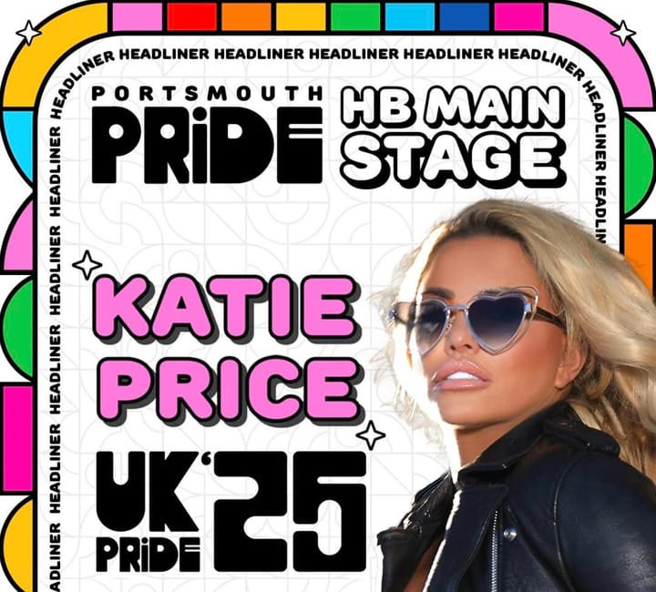 Katie Price to headline Portsmouth Pride