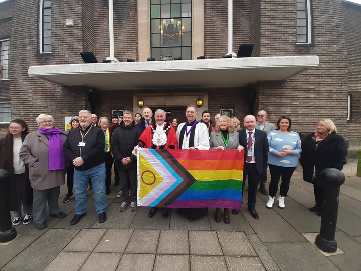 Havering Council raises Progress Pride Flag to mark LGBT+ History Month