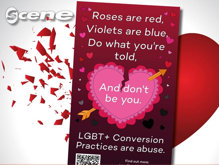 Scottish LGBTQ+ charity marks Valentine’s Day by highlighting harm caused by conversion practices