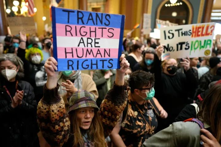 Iowa could become the first US state to strip gender identity from civil rights protections