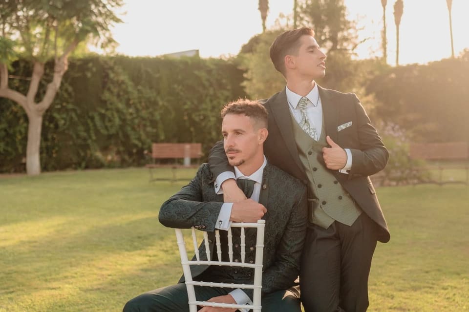 Alberto Lejárraga, the only openly gay footballer in Spanish men’s professional football, marries long-time partner in joyful ceremony