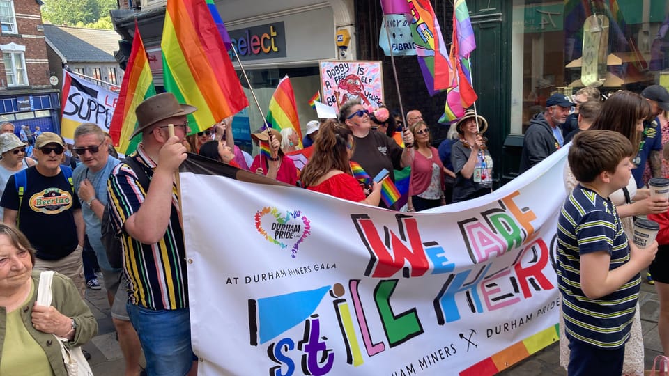 Durham Pride and LGBTQ+ groups given their very own section of Durham Miners’ Gala for the first time