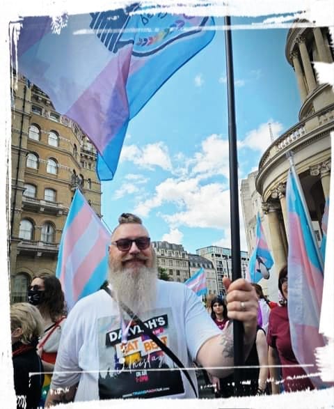 'Love Has No Gender.' Daividh Campbell, singer and radio DJ
