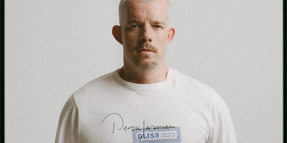 Russell Tovey models new ERDEM Pride T-shirt, in support of LGBTQ+ charities akt, Not A Phase and Terrence Higgins Trust