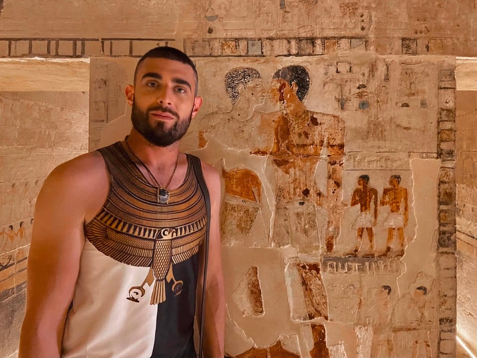 INTERVIEW: Egyptologist Curtis Ryan Woodside on Pride, Pharaohs, Céline Dion and Ancient Egypt's queer history