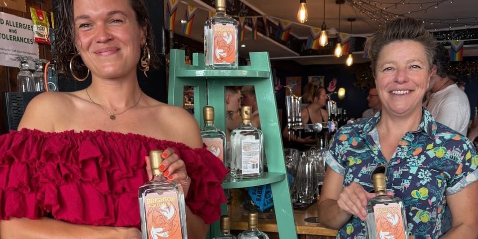 Brighton Gin unveils 2026 Pride bottle celebrating queer women and supporting local LGBTQ+ charity