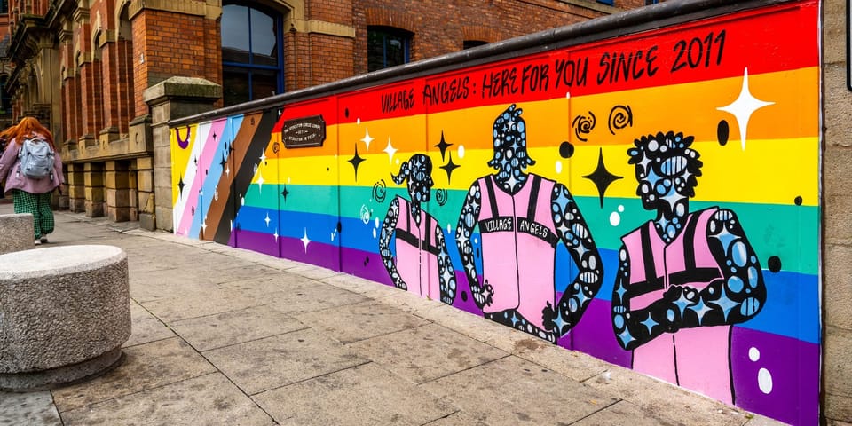 New mural unveiled in Manchester's Gay Village ahead of inaugural Manchester Village Pride