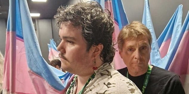 Green LGBTQ+ activists protest conference event featuring gender-critical campaigner