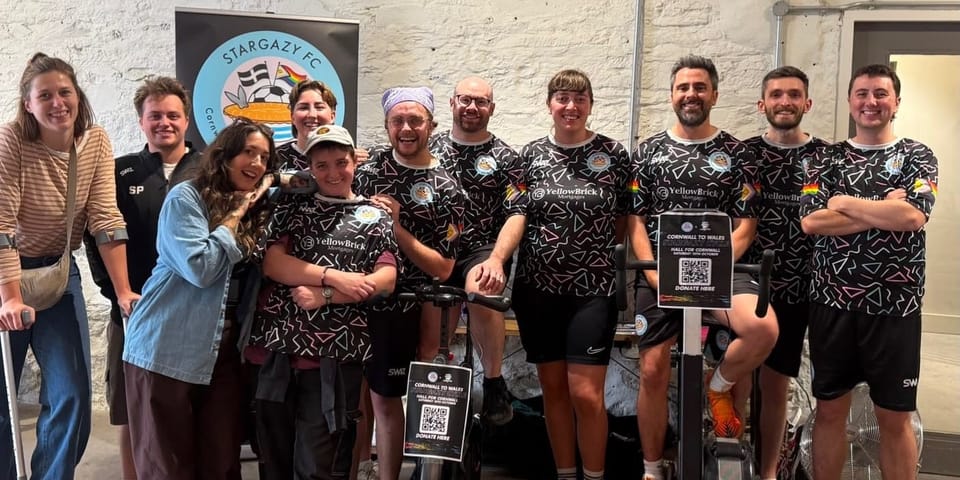 Cornwall's only LGBTQ+ football club doubles fundraising target in epic EuroGames challenge
