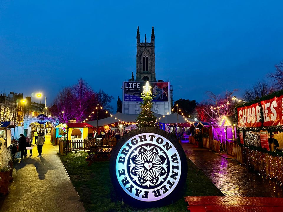 Brighton Winter Fayre, which launched yesterday, will be closed this weekend due to high winds and adverse weather conditions