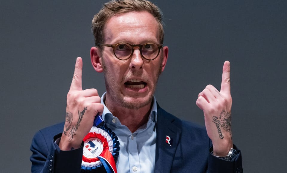 Laurence Fox, who filmed himself burning LGBTQ+ Pride bunting during Pride Month, has been charged for sharing an explicit image of a TV personality