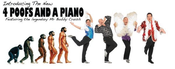 Four Poofs & A Piano