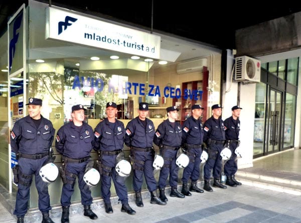 Belgrade Riot Police at Belgrade Pride 2012