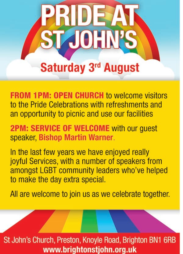 Pride at St John's
