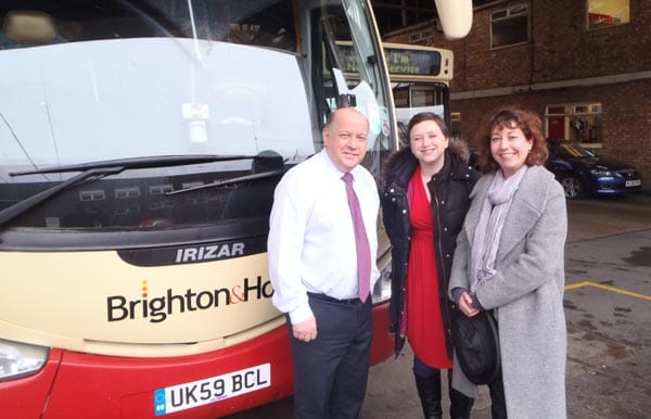 Martin Harris, Emma Daniel and Nancy Platts