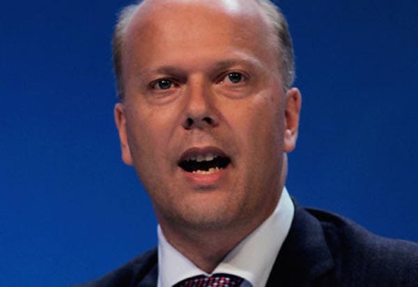 Chris Grayling MP, Secretary of State for Justice